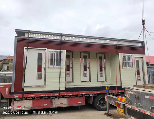 杭州移動衛生間運輸案例